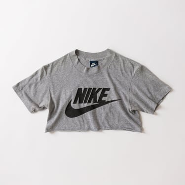 Vintage Nike Heather Grey Crop Tee