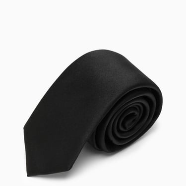 Dolce&Gabbana Black Silk Tie Men