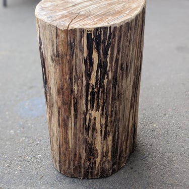 Spalted Maple Log Stool