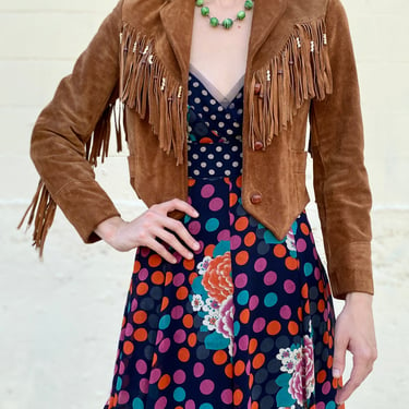 Rocky Road Brown Suede Fringe Jacket