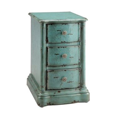 Distressed Teal Nightstands