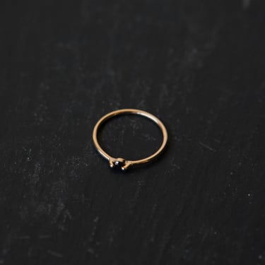 Mirta Single Black Diamond Ring