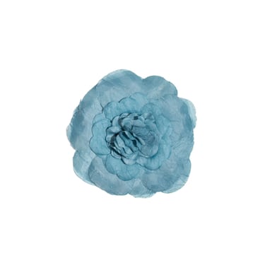Sky Blue Flower Brooch