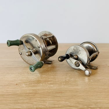 Vintage Portage Topic 123 and Great Lakes S-30 Fishing Reels - 2 Reels 