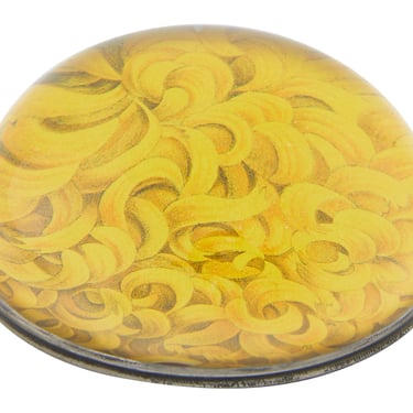 Yellow Chrysanthemum Paperweight