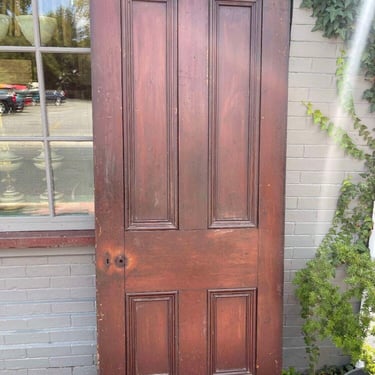 Antique Victorian 4 panel door 1880s 