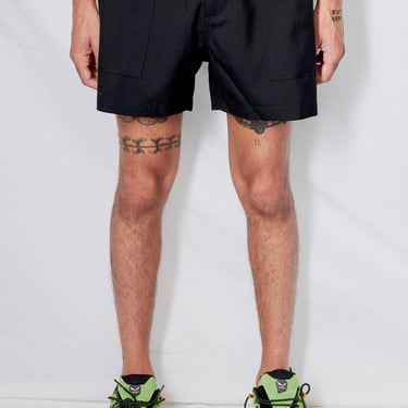 Black Suiting Vietnam Shorts