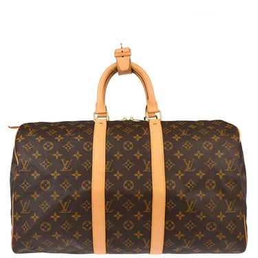 Louis Vuitton Monogram Keepall 45 Travel Duffle Handbag M41428