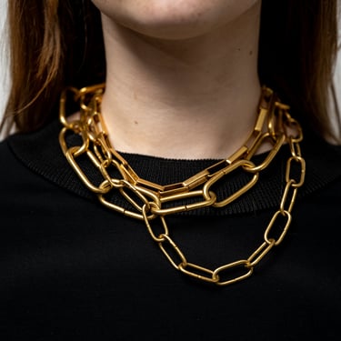 Lafayette Gold Plated Brass Necklace