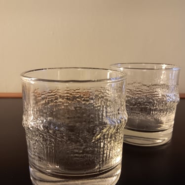 Iittala Double Old Fashioned Glasses | Niva Design | Set of 2 | Made in Finland 