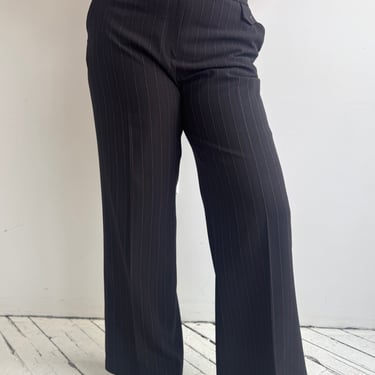 Vintage - Pink Pinstripe Trousers (XL)