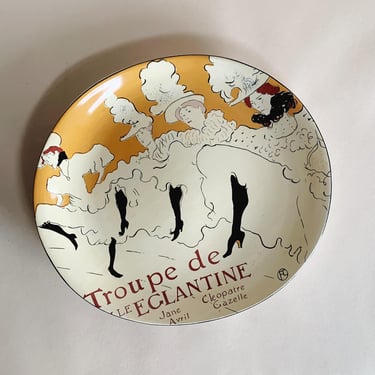 TOULOUSE-LAUTREC PLATTER 