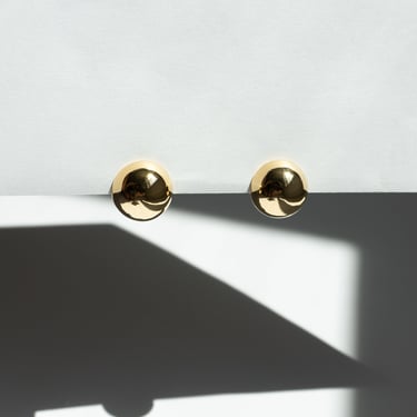 Hemisphere Earrings in Gold