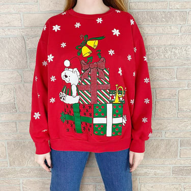Vintage Holiday Ugly Christmas Party Sweater 