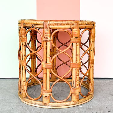 Rattan Drum Stool