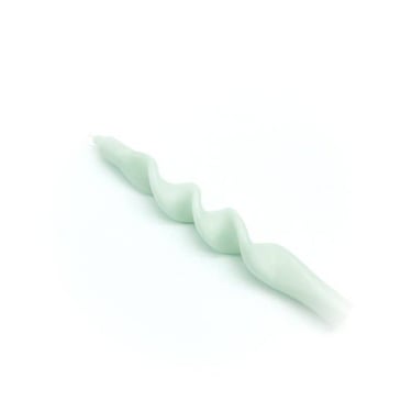 Twisted Candles - Tight Mint Green