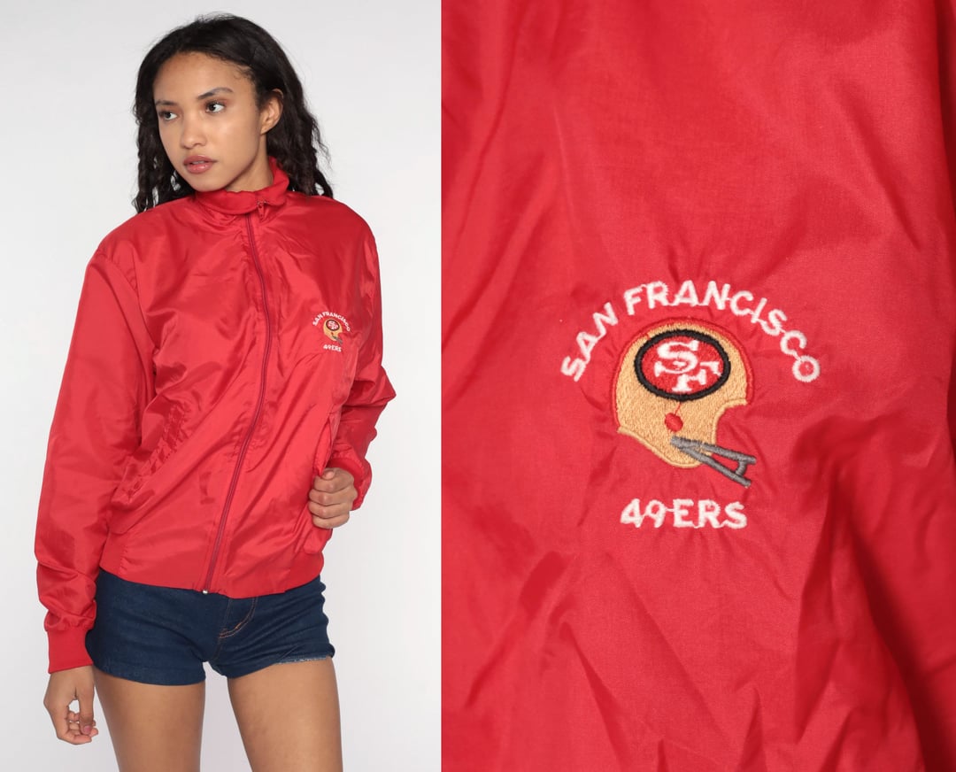 San Francisco 49ers Jacket -- Logo 7 Football Jacket 90s NFL, Shop Exile