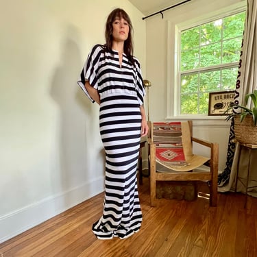 Striped Norma Kamali dress (S/M)