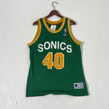 Vintage 1990's Seattle Seahawks Shawn Kemp #40 Jersey Sz. 44