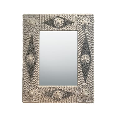 White Corkillage Mirror