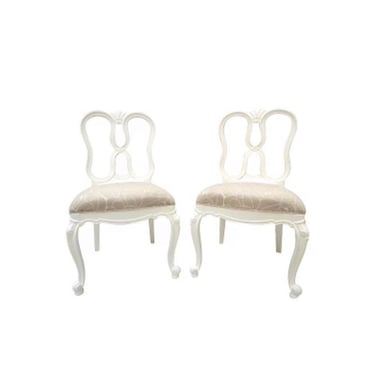 HOLLYWOOD REGENCY One Pair of Butterfly Back Occasional Chairs #LosAngeles 