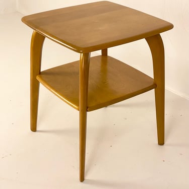 Heywood Wakefield Modern Lamp Table M337G in Wheat, Circa 1950s - *Please ask for a shipping quote before you buy. 