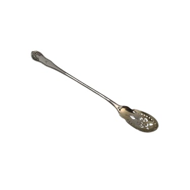 Antique Sterling Olive Spoon 