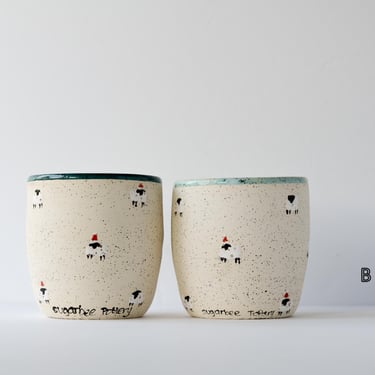 Christmas-Themed Sheep Cups with Little Sheep 