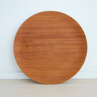 Mid Century Modern Bentwood Round Serving Tray Plywood 