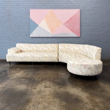 Large Kagan Style Wrap Around Couch