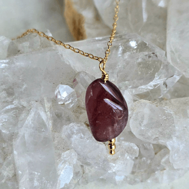 James + Jezebelle | Pink Tourmaline Necklace
