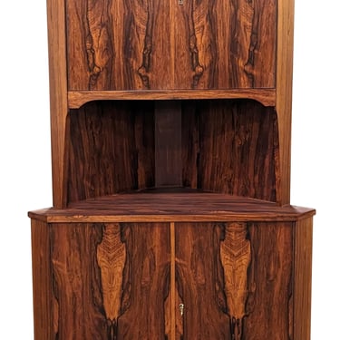 (SOLD) Rosewood Corner Cabinet - 112268