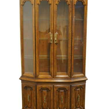 DREXEL HERITAGE Marcay Collection Italian Neoclassical Tuscan Style 44" Lighted Display China Cabinet 183-414 