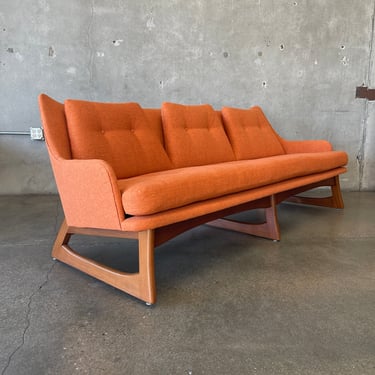 Mid Century Walnut Modern Sofa (Fully Restored)