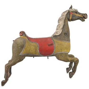 Antique Carousel Jumper Horse | Merry-Go-Round Horse | C.W. Parker