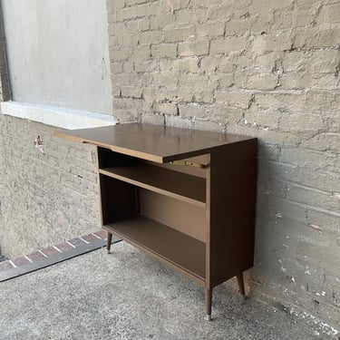 MCM Laminate Bookcase with Work Top