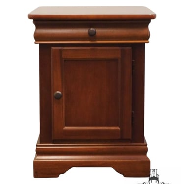 RIVERSIDE FURNITURE Solid Cherry Contemporary Traditional 18" Storage End Table 