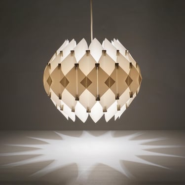 Vintage Pendant Lamp / 70s / Vintage Butterfly Lamp / Retro Ceiling Light / MCM / Danish Design / Space Age / Lars Schiøler for Hoyrup 