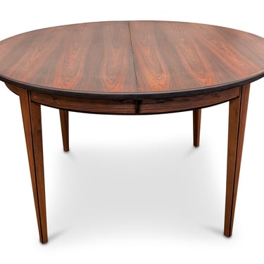 Round Omann Jun Rosewood Table w one Leaf - 0125130