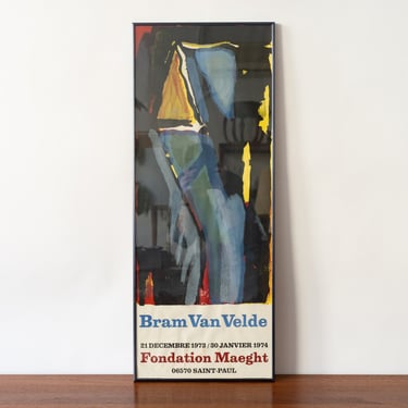 Bram Van Velde Exhibit Poster