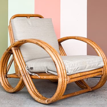 Frankl Style Rattan Pretzel Chair
