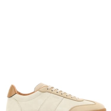 Tod's Men Ivory Suede Sneakers