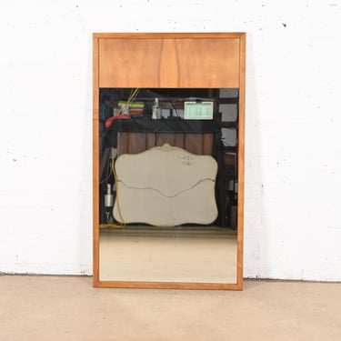 John Widdicomb Mid-Century Modern Walnut Large Wall Mirror, Circa 1960s