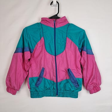 Vintage 90s Children's Windbreaker Jacket 