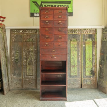 Antique Multi-Drawer Cabinet