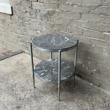 Art Deco Style Marble Side Table