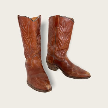 Vintage HH Cowboy Boots ~ 10 1/2 D ~ Western / Rockabilly / Ranch Wear ~ Made in USA 