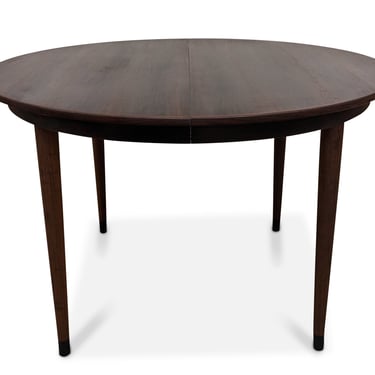 Round Rosewood Dining Table w 2 Leaves - 022329