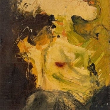 Elfi Schuselka Abstract Composition Oil on Board