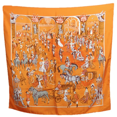 HERMES- Dallas Opera 50th Anniversary Silk Scarf